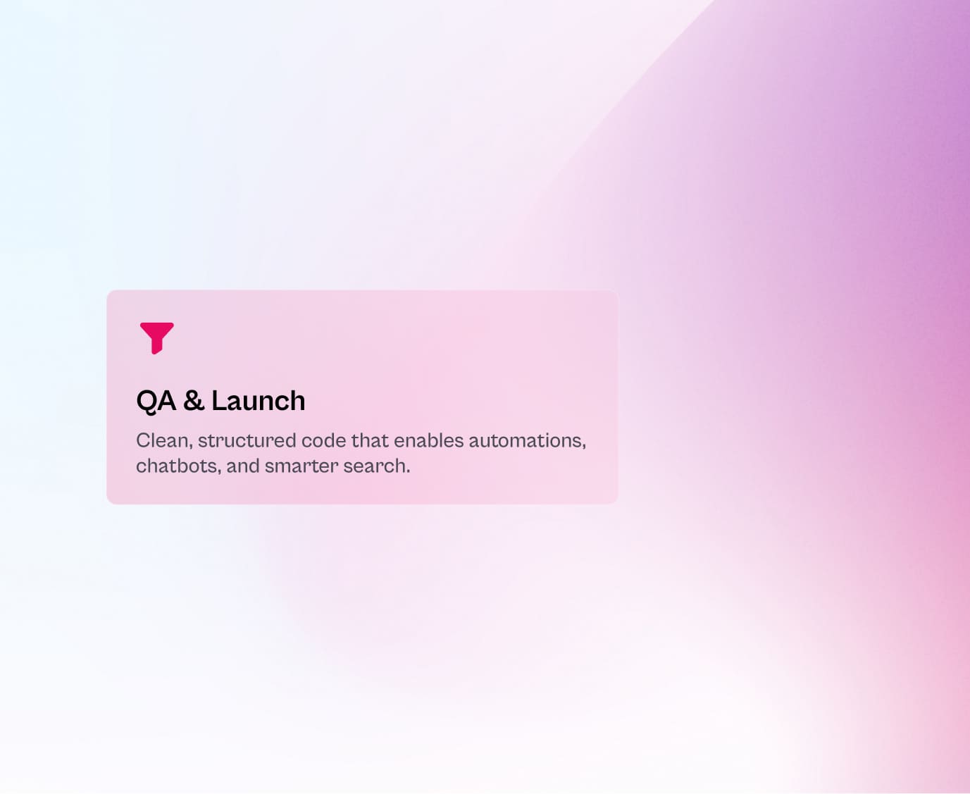 QA & Launch