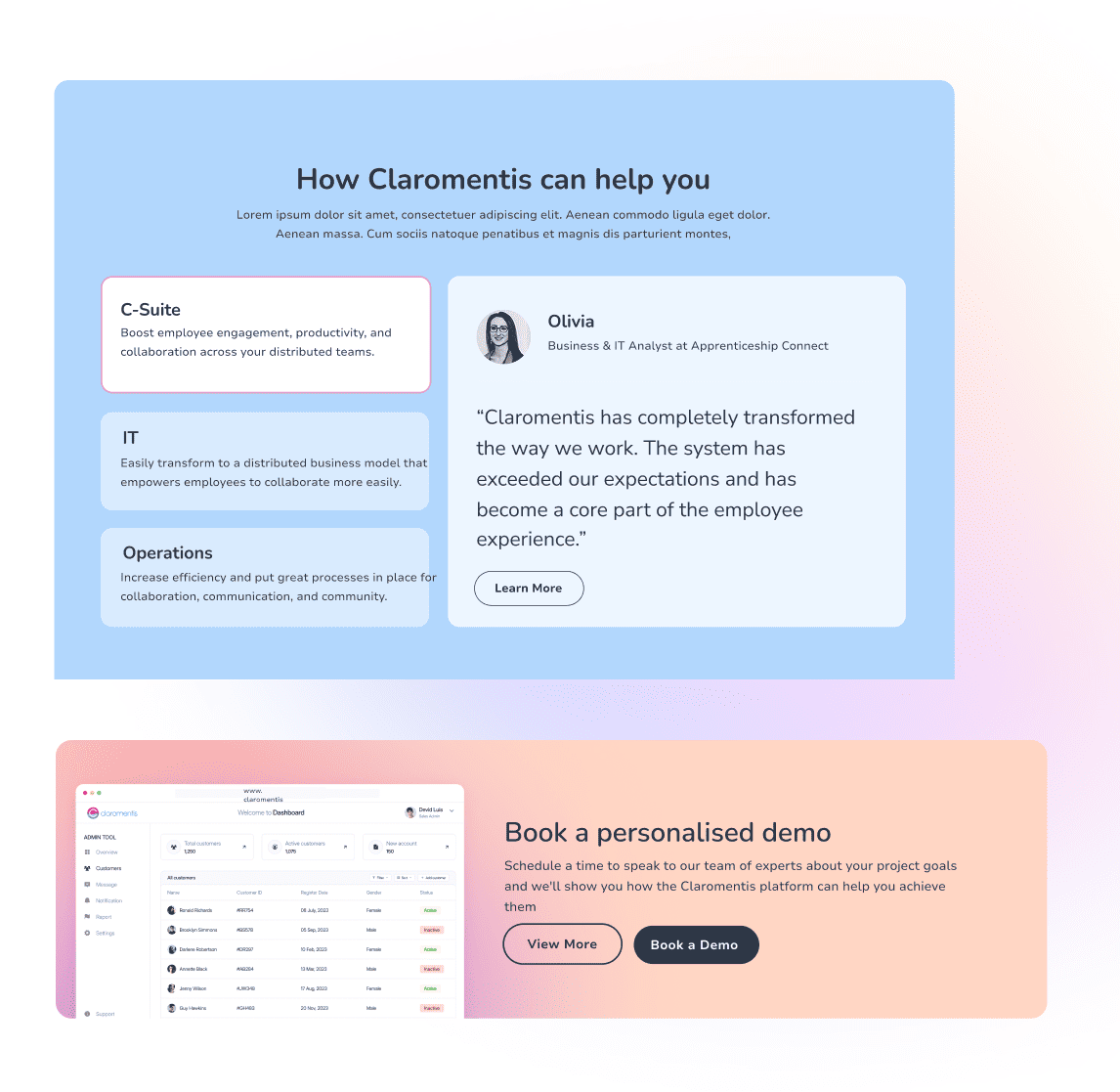 Conversion-Driven Elements