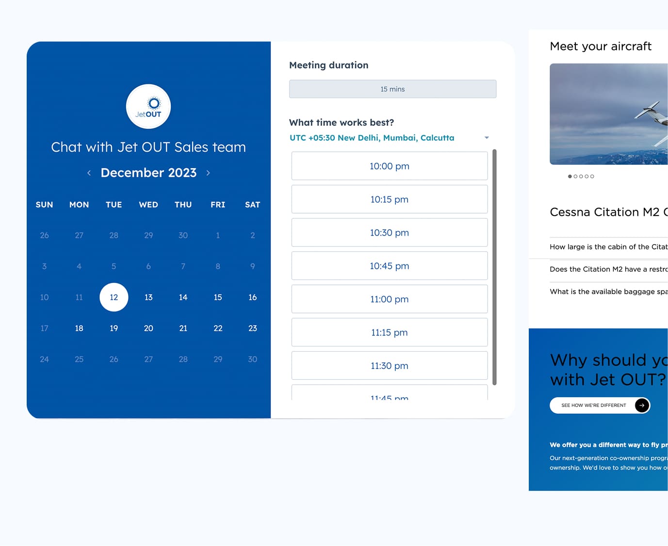 Booking Form (Calculator Flow)